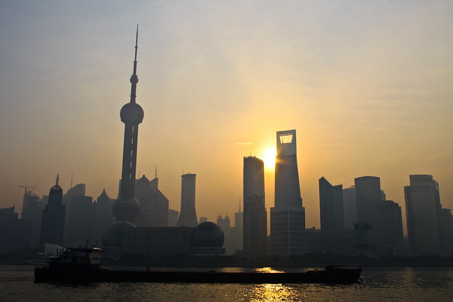The awakening of Pudong, Shanghai, China