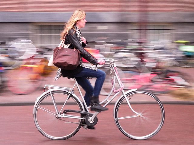 Amsterdam biker