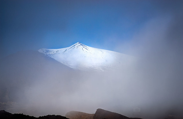 Etna between the fog