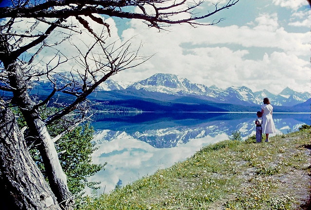 Glacier National Park, 1951 by my father