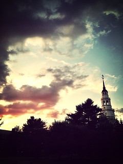 colby college sunset