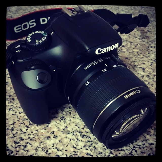 New camera. Canon EOS 1100D. #canon #eos #dslr #1100d