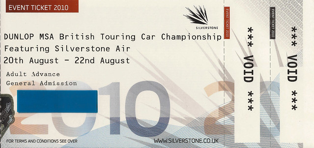 22nd August 2010 BTCC Silverstone