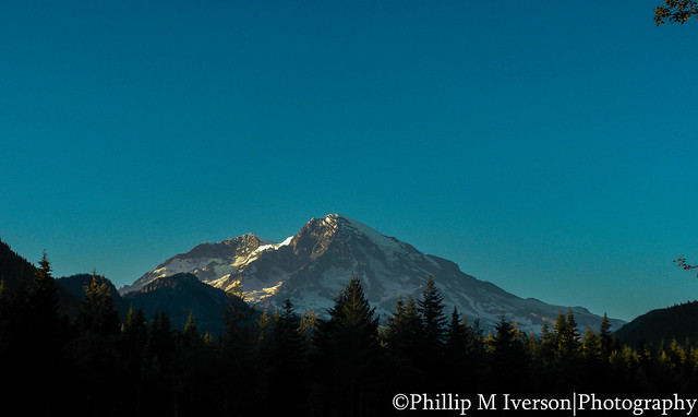 Mount Rainier in the Evening.