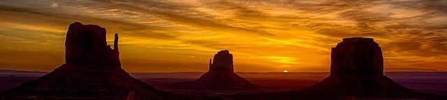 sunrise at Monument Valley - explore # 1