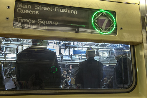7 Line Extension Ceremonia Ride | Mayor Michael R. Bloomberg… | Flickr