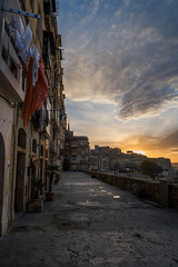 Puesta de sol en Triq Marsamxett (Malta)