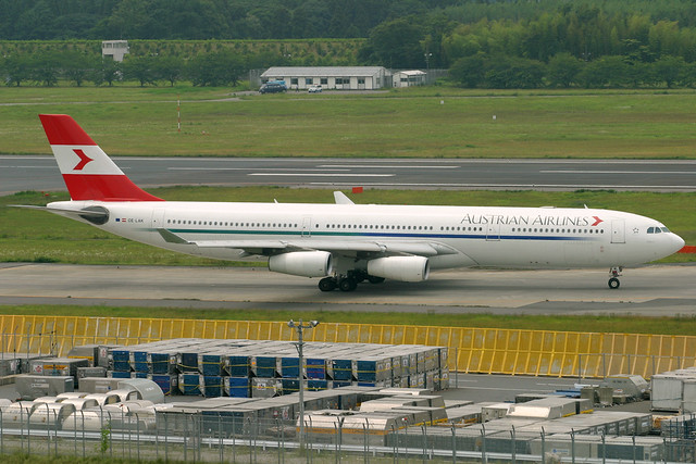 Austrian Airlines | Airbus A340-300 | OE-LAK | Tokyo Narita