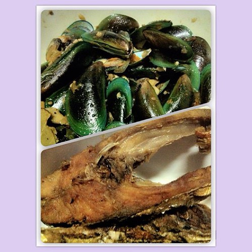 Pritong isda sa bato at tahong #whatsfordinner #family ️ | Flickr