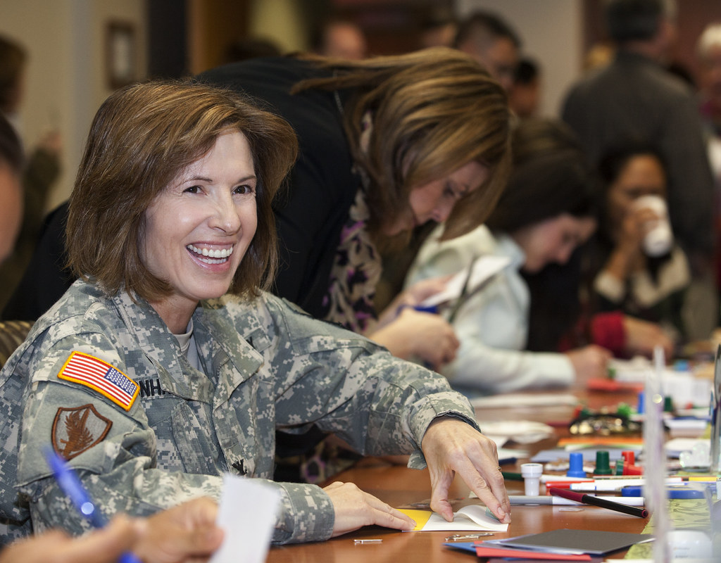 Colonel Donham Col. Donham | Colonel Donham signs cards during the event | CSUF Photos ...