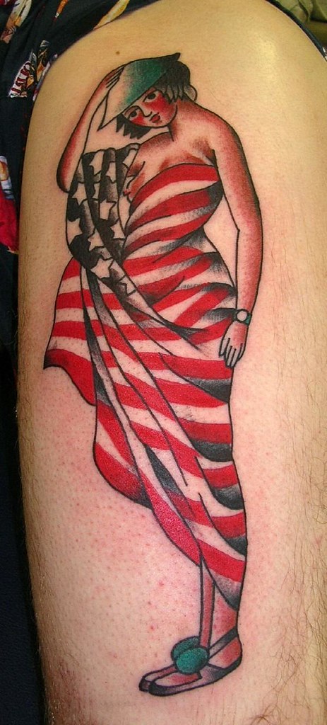 AI Image Generator Sailor Jerry Tattoo American Traditional Style Pin Up  Girl