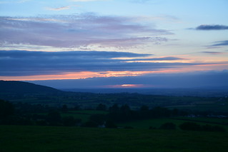 Sunset over the Blackwater Valley
