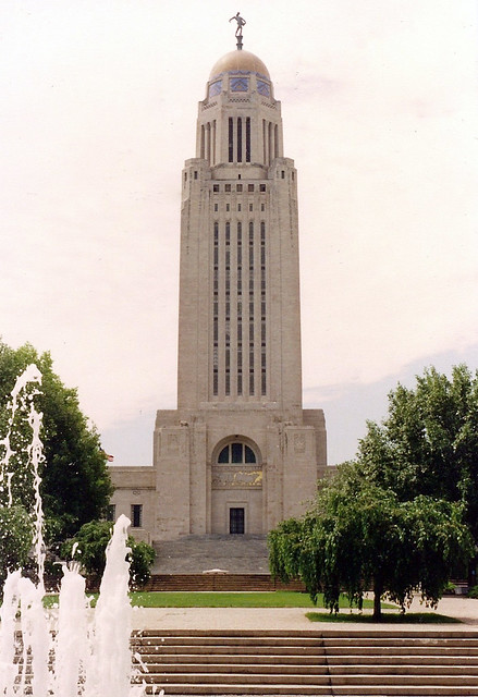 This is the Nebraska State Capitol, arguably one of the most innovative examples of architecture for a statehouse.