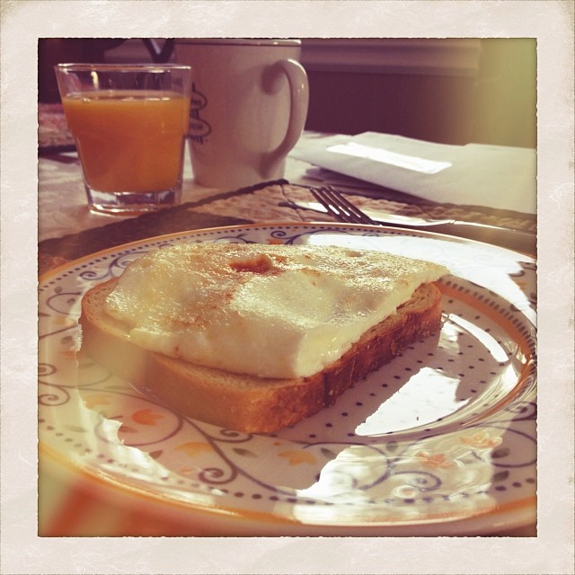 1/1/2014 Lunch - or rather brunch!  #fmsphotoaday #lunch #brunch #eggs #breakfast #coffee #orangejuice #sunshine