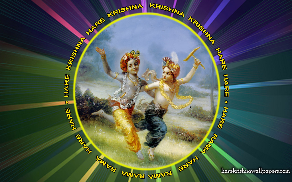Chant Hare Krishna Mahamantra Wallpaper (001) | View above w… | Flickr
