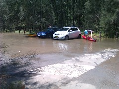 Carpark at Crosslands on Berowra Creek