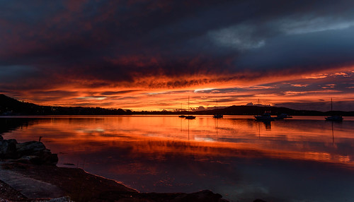 color nature water beauty boats background newsouthwales red nsw brisbanewater scenic sky view dream sunrise australia reflections tascott weather clouds koolewong scene scenery beautiful travel orange light landscape bay waterscape dawn coast coastal centralcoast