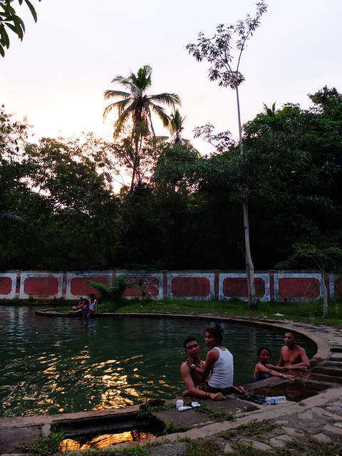 Romance pool at Soa hot springs