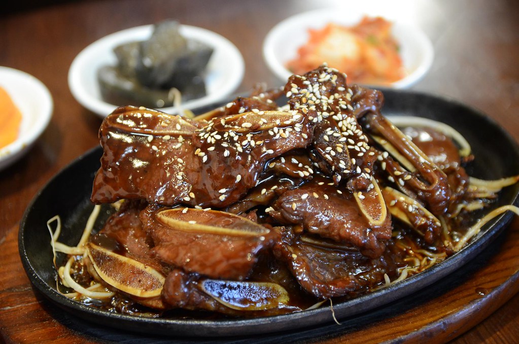Galbi beef ribs AUD18.90 - Kimchi Country, Hughesdale - D7… | Flickr