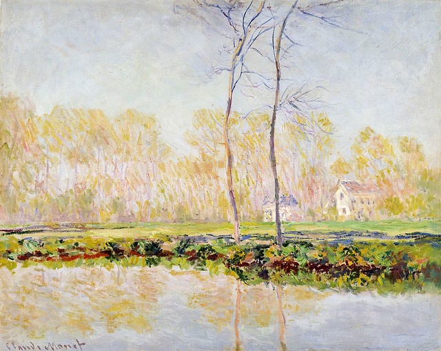 1887 Claude Monet The banks of the river Epte at Giverny(private collection)(65 x 81 cm)