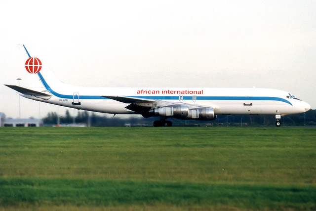 African International Airways | Douglas DC-8-54AF | 3D-AFR | London Stansted
