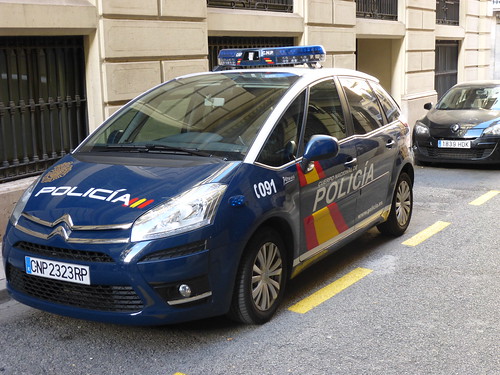 Spanish Police Car | Barcelona, Spain 2013 | devil fang | Flickr