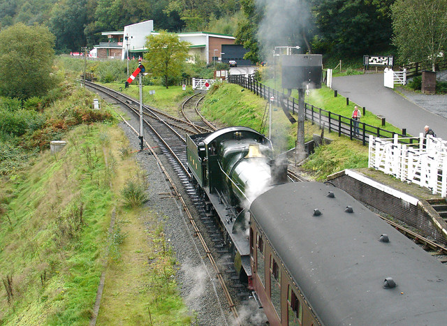 RD08737.  GWR 2-8-0 2857 at Highley on the Severn Valley Railway.