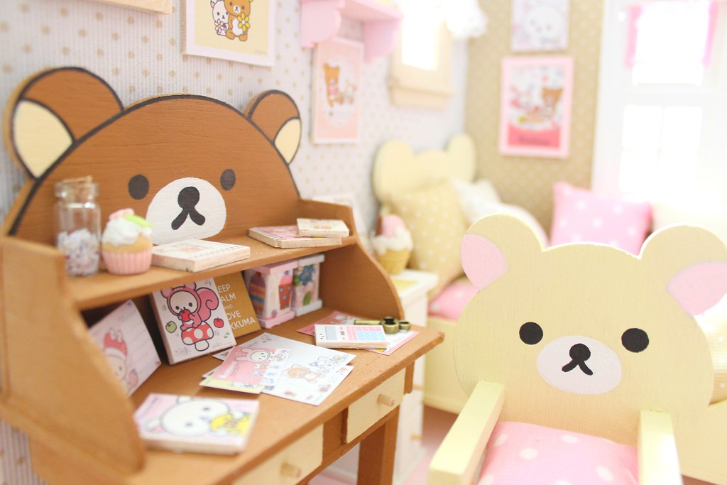 Rilakkuma Desk and chair | Handmade by me Available on my sh… | Flickr