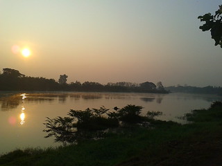 Sunrise at the Nan River in Uttaradit 2