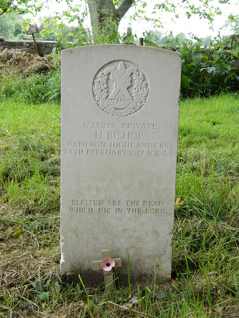 Affpuddle: CWGC gravestone (Dorset)