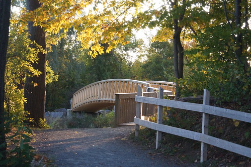 bridge autumn sunset footbridge naturallight minersmarsh sonyslta65