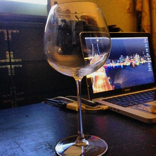 Got my Olivia Pope wine glass., Ernie Smith