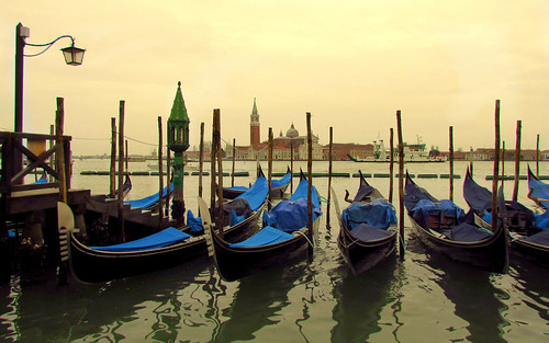 venezia veneto venice acqua water gondola panorama landscape tramonto sunset patrimoniounesco unesco boat