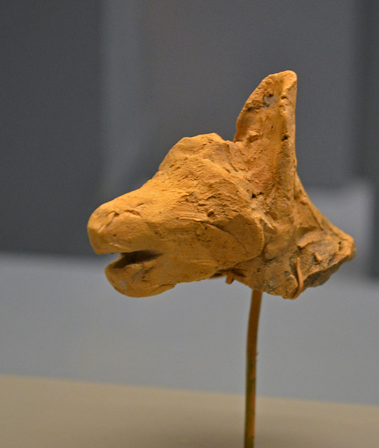Fragment of a terracotta dog