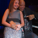 Quincy Jones presents Emily Bear at Musicians Institute, Wednesday, May 8, 2013. Photographs reproduced by Dailey Pike's kind permission.
