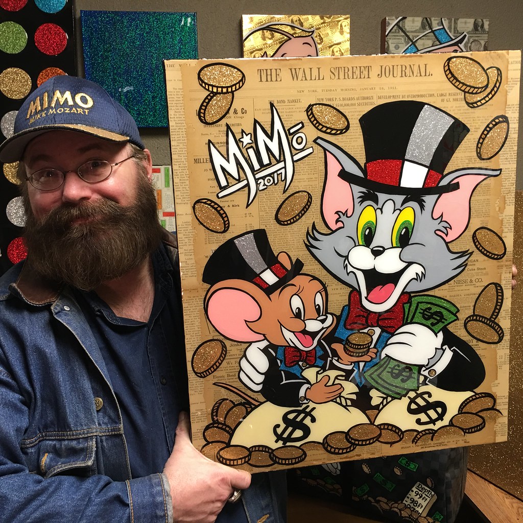 Mike Mozart AI 🎨 Artist MiMo on X: Visit my Instagram to see my hand  painted Louis Vuitton bags and other great Artwork! Paintings of Uncle  Scrooge McDuck, Richie Rich and the