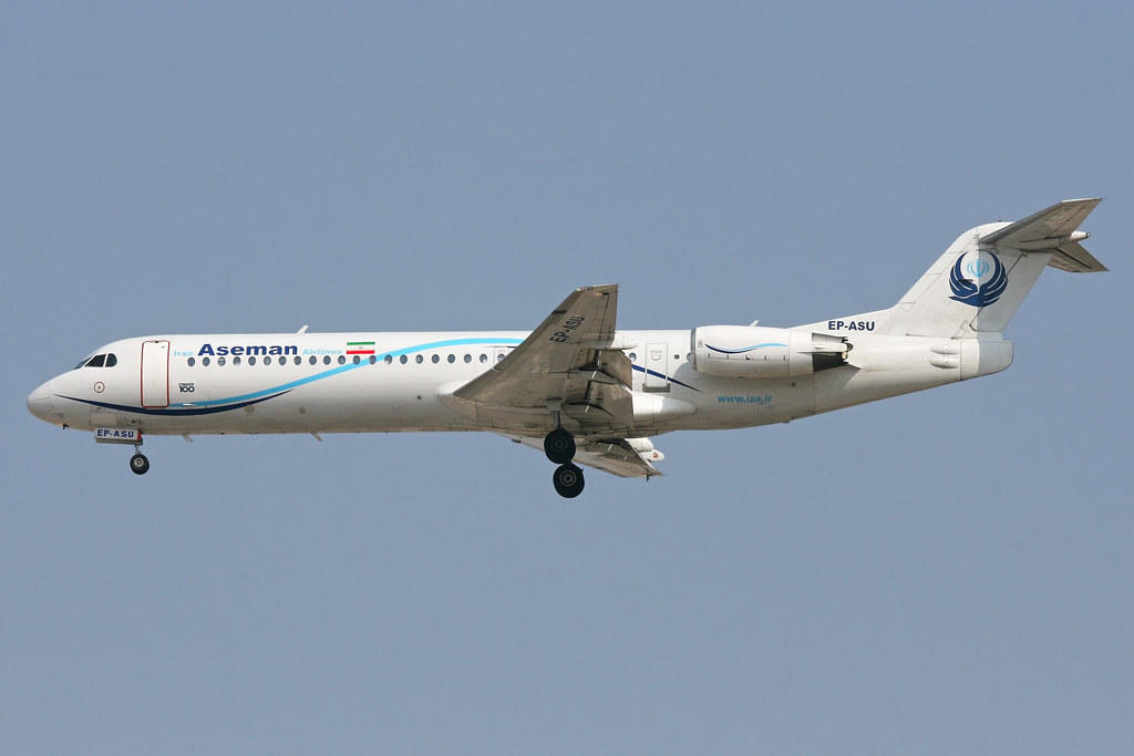 EP-ASU - Fokker 100 - Iran Aseman Airlines