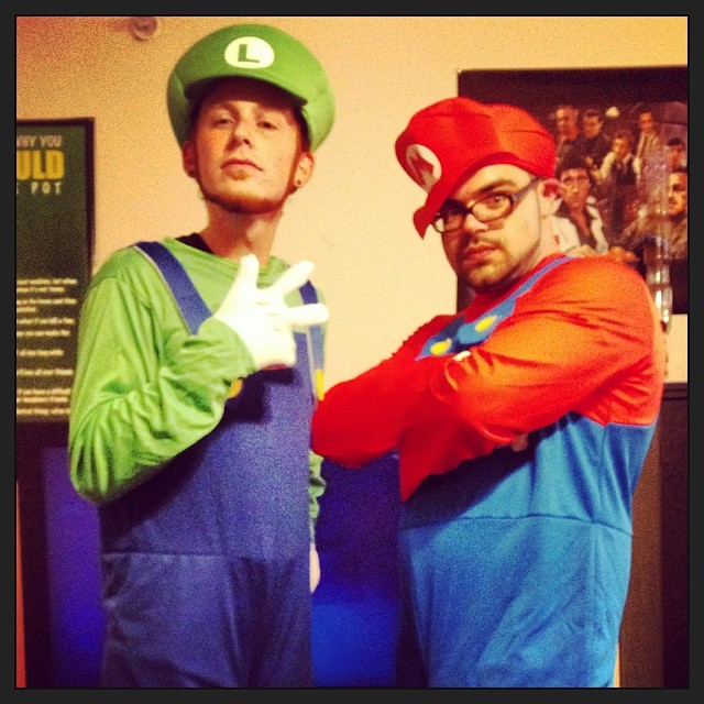 The Mario bros. #brothers #Mario #Luigi #halloween #costum… | Flickr