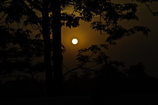 Sunset in Rampur