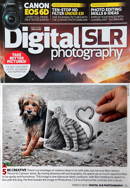 Digital SLR Photography (UK) - Printed News Article - Ben Heine Art