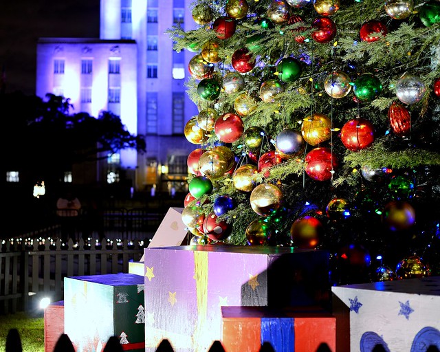 Houston City Hall Christmas Tree
