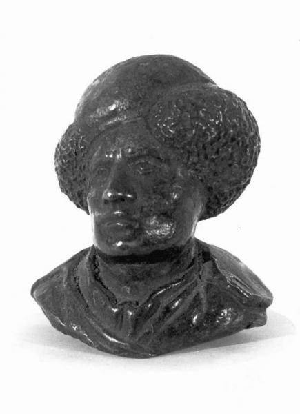Riccio (Andrea Briosco) Bronze Bust Self-Portrait Italy (copy after original c. 1500) Bronze, 4 x 5 cm. Riccio (also known as Andrea Briosco) was a member of the humanist circles of the university city of Padua. He excelled in creating small bronzes that