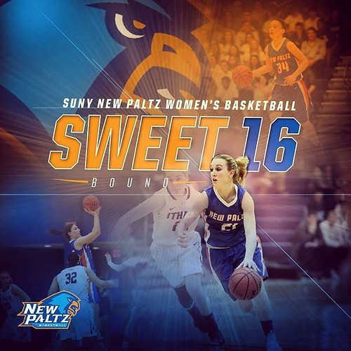 After this weekend's NCAA Tournament victories over Bowdoin & Ithaca, New Paltz Women's Basketball is headed to the Sweet 16!!!