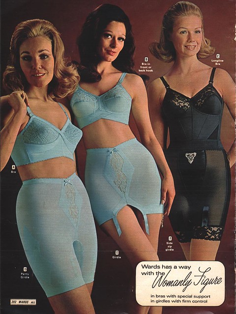 Girdles - Wards, 1970 Fall, Catalog scan from a 'Retro ling…