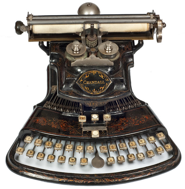 Crandall 1 typewriter - 1882, www.antiquetypewriters.com