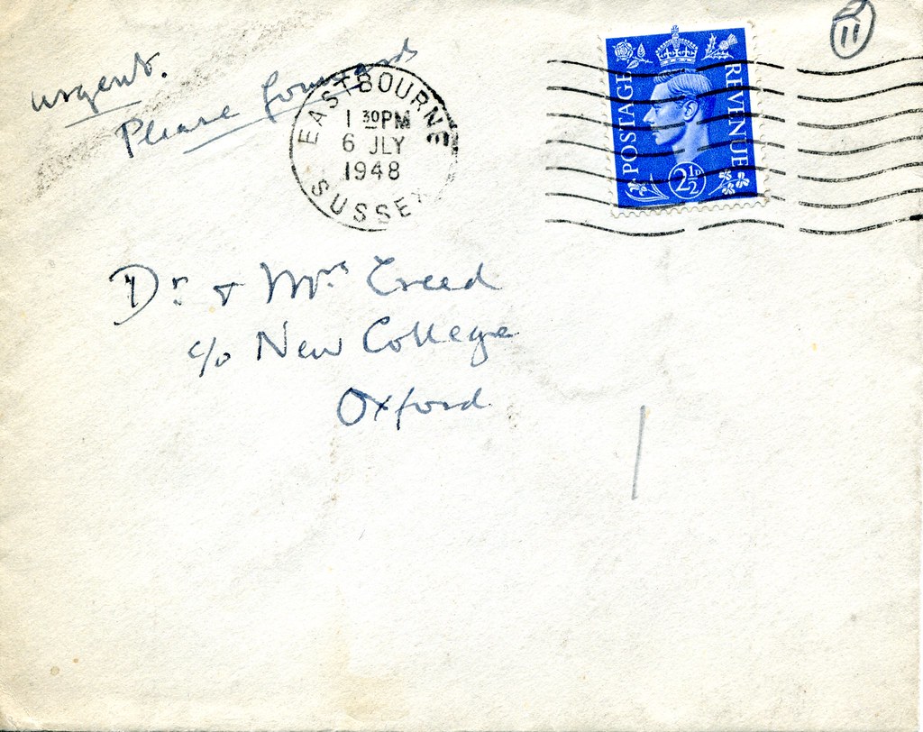 Sherrington to R. S. Creed - 6 July 1948 (S/2/12/11) 1/3