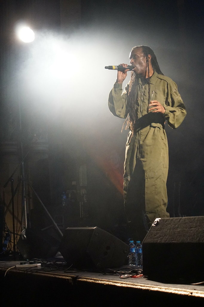 Ranking Roger at the Morecambe Winter Gardens, charity ska event