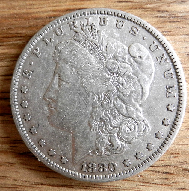 Morgan silver Dollar, 1880 - Remember 'real' money.
