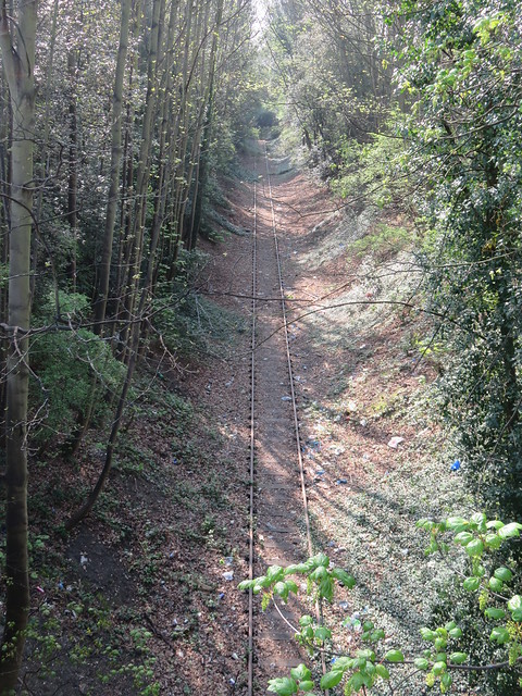 UK - Kent - Gillingham - Old railway line probably for munitions to Chatham