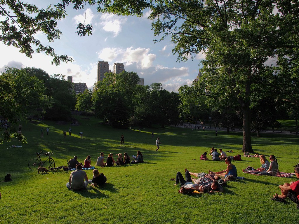 Sun in the City | People soaking up the sun in Central Park … | Flickr